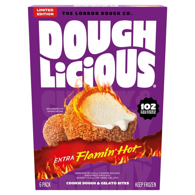 Doughlicious Extra Flamin Hot Cookie Dough & Gelato Bites