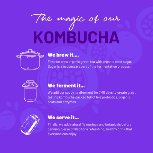 One Living Passionfruit Sugar Free Kombucha 4x250ml thumbnail 4