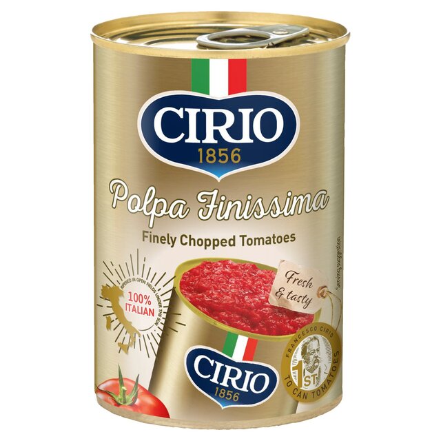 Cirio Polpa Finissima Finely Chopped Italian Tomatoes