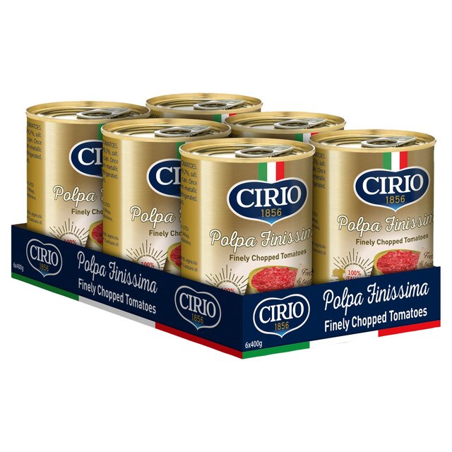 Cirio Polpa Finissima Finely Chopped Italian Tomatoes