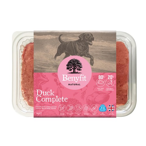 Benyfit Natural Duck Complete Adult Raw Working Dog Food