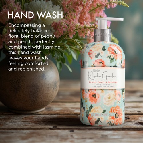 Baylis & Harding Royale Garden Peach Peony & Jasmine Hand Wash thumbnail 3