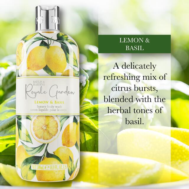 Baylis & Harding Royale Garden Lemon & Basil Body Wash thumbnail 5