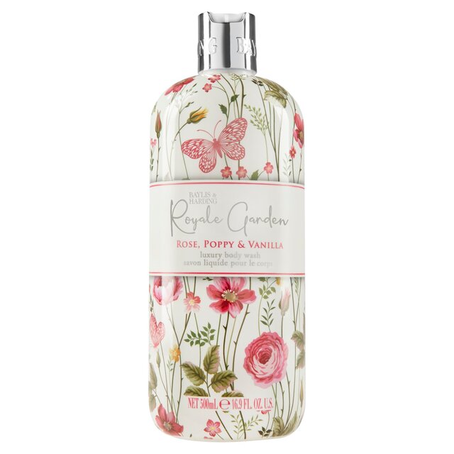 Baylis & Harding Royale Garden Rose, Poppy & Vanilla Body Wash
