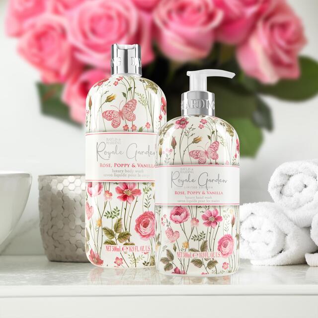 Baylis & Harding Royale Garden Rose, Poppy & Vanilla Body Wash thumbnail 3