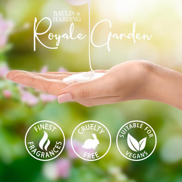 Baylis & Harding Royale Garden Rose, Poppy & Vanilla Body Wash thumbnail 4
