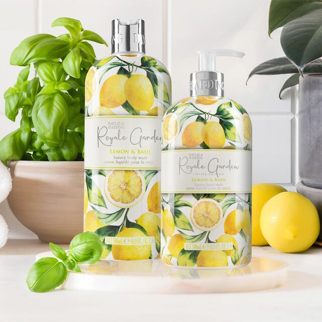 Baylis & Harding Royale Garden Lemon & Basil Hand Wash thumbnail 2