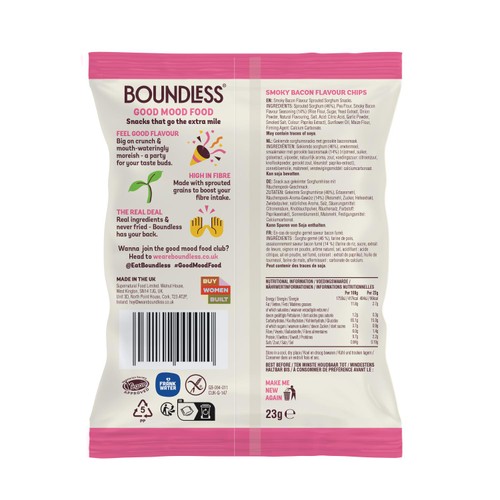 Boundless Smoky Bacon Chips Multi-Pack thumbnail 3