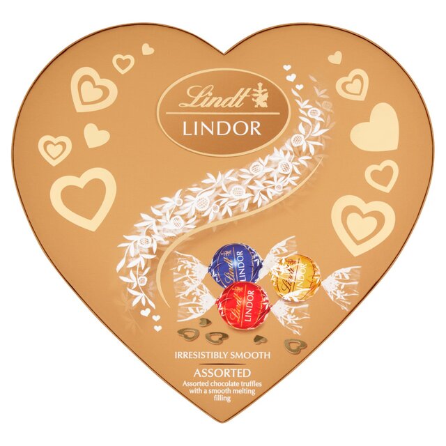 Lindt Lindor Assorted Chocolate Truffles Heart Box
