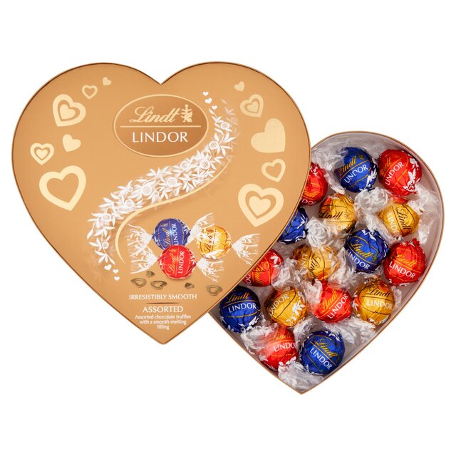 Lindt Lindor Assorted Chocolate Truffles Heart Box thumbnail 4