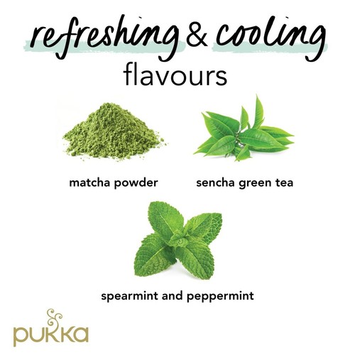 PUKKA Mint Matcha Green Organic & Fair Herbal Tea Bags thumbnail 3