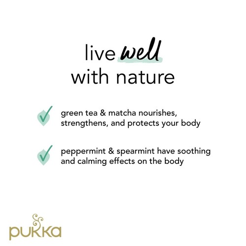 PUKKA Mint Matcha Green Organic & Fair Herbal Tea Bags thumbnail 5