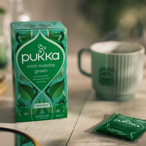 PUKKA Mint Matcha Green Organic & Fair Herbal Tea Bags thumbnail 8