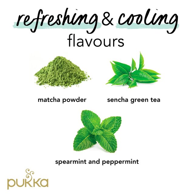 PUKKA Mint Matcha Green Organic & Fair Herbal Tea Bags thumbnail 3