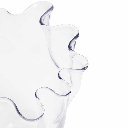 M&S Handkerchief Vase, Medium, Clear thumbnail 3