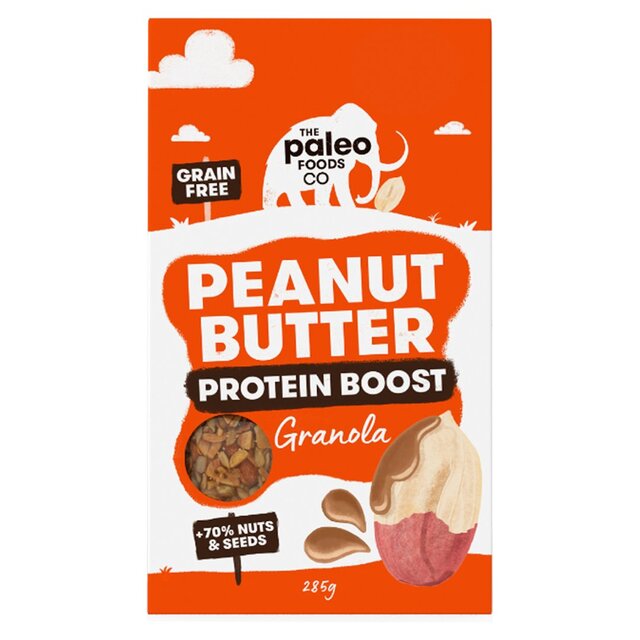 Paleo Foods Co Peanut Butter Protein Boost Grain Free Granola
