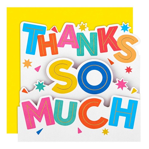 M&S Thanks So Much Fold Out Card thumbnail 3