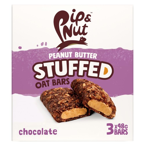 Pip & Nut Peanut Butter Stuffed Oat Bar Chocolate