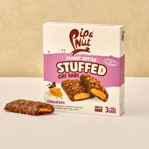 Pip & Nut Peanut Butter Stuffed Oat Bar Chocolate thumbnail 4