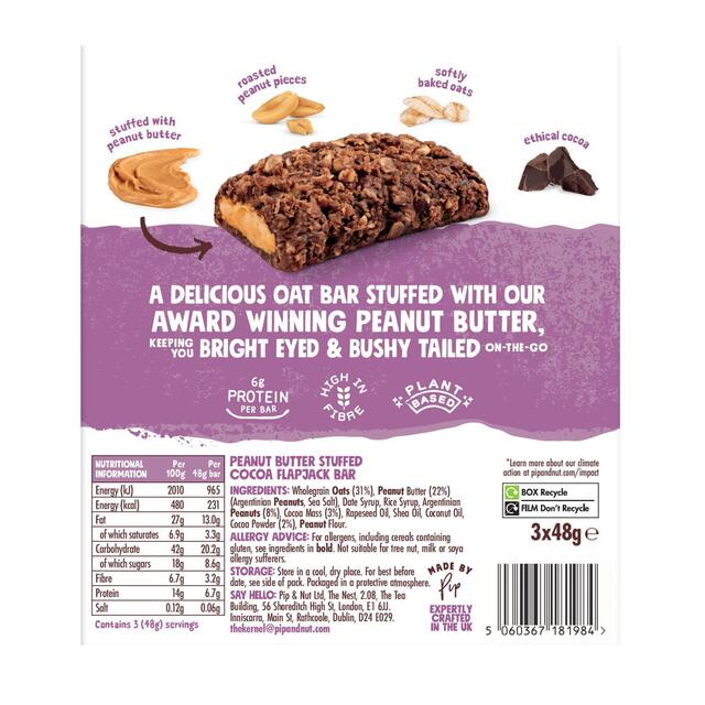 Pip & Nut Peanut Butter Stuffed Oat Bar Chocolate thumbnail 2