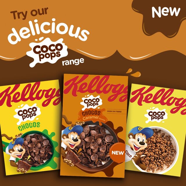 Kellogg's Coco Pops Choccos Caramel Breakfast Cereal thumbnail 2