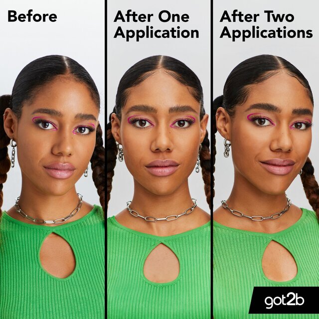 got2b Glued 4 Brows & Edges Tinted Dark Brown to Black thumbnail 4