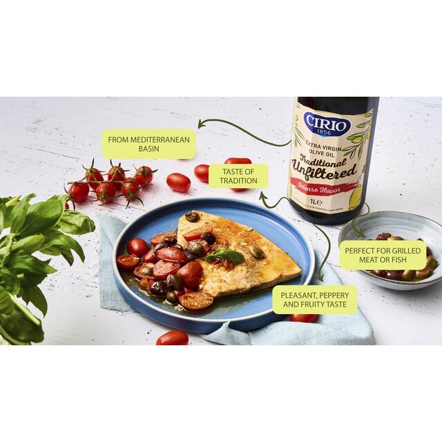 Cirio Extra Virgin Olive Oil Traditionall Unfiltered Intense Flavour thumbnail 4