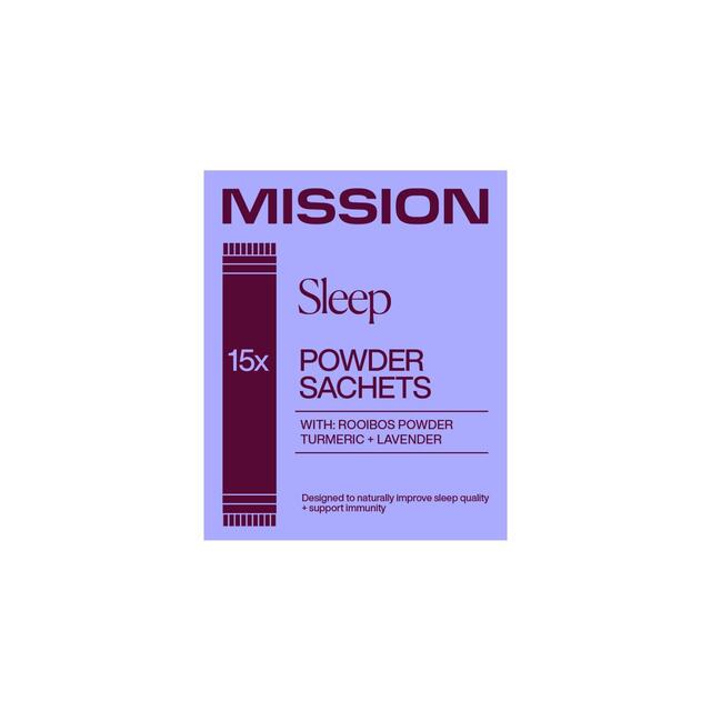 MISSION Sleep Rooibos Powder Sachets with Turmeric + Lavender