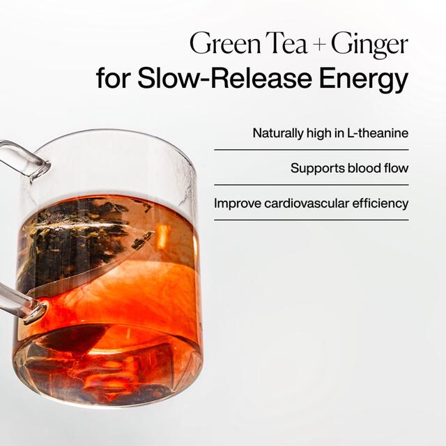 MISSION Energise Green Tea Bags with Cocoa Nibs + Ginger thumbnail 3