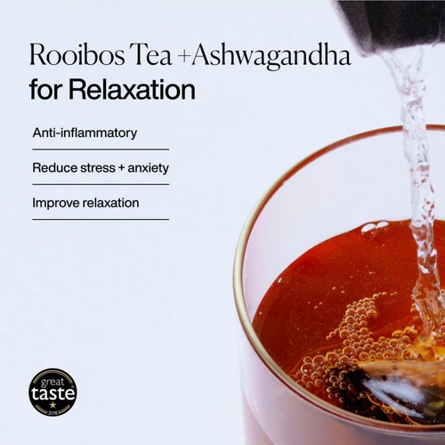 MISSION Calm Rooibos Tea Bags with Cocoa Nibs + Ashwagandha thumbnail 2