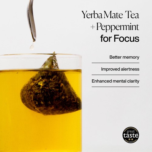MISSION Focus Yerba Mate Tea Bags with Peppermint + Liquorice thumbnail 2