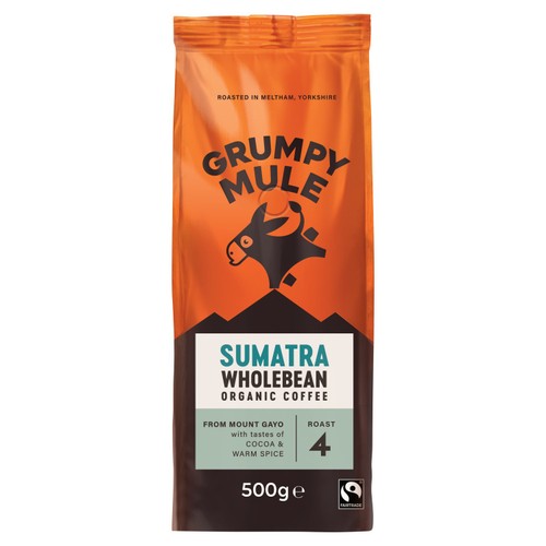 Grumpy Mule Organic Sumatra Coffee Beans