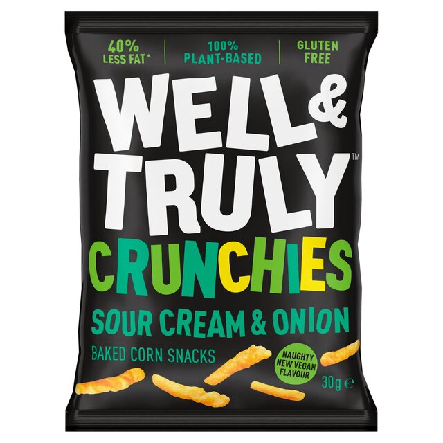 Well&Truly Sour Cream & Onion Crunchies