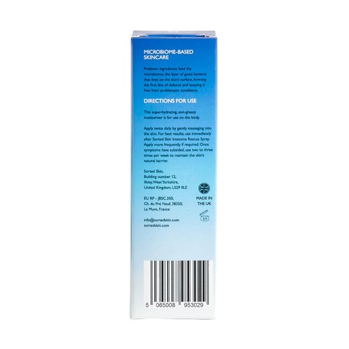 Sorted Skin Intensive Rescue Body Moisturiser- Prebiotic Microbiome Based thumbnail 4