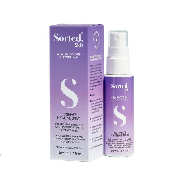 Sorted Skin Intimate Hygiene Spray-Prebiotic Microbiome Based