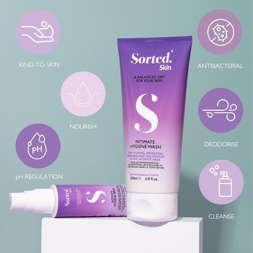 Sorted Skin Intimate Hygiene Wash - Prebiotic Microbiome Based thumbnail 4