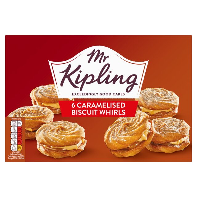 Mr Kipling Caramelised Biscuit Whirl thumbnail 5