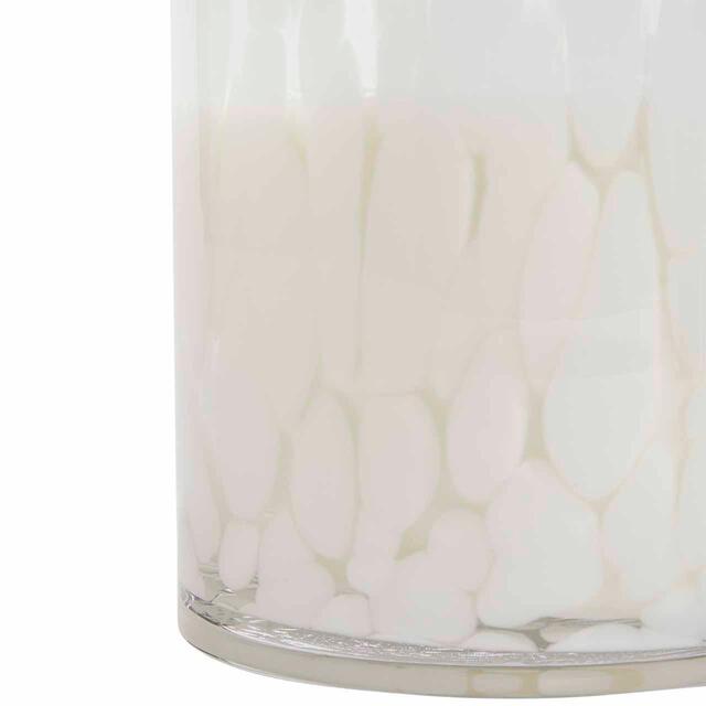 M&S Yuzu & Pomegranate Confetti Glass Scented Candle, White thumbnail 2