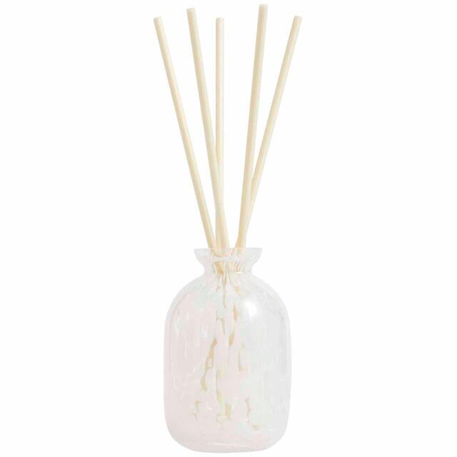M&S Yuzu & Pomegranate Confetti Glass Pre-Scented Diffuser, White thumbnail 2