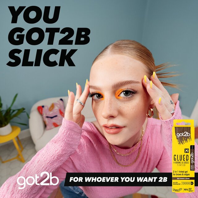 got2b Glued 4 Brows & Edges Tinted Gel Dark Blonde to Brown thumbnail 4