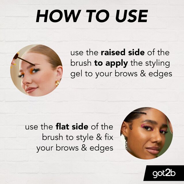 got2b Glued 4 Brows & Edges Tinted Gel Dark Blonde to Brown thumbnail 6