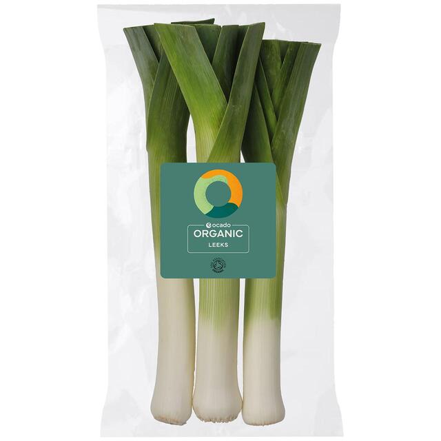 Ocado Organic Leeks