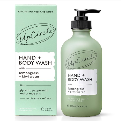 UpCircle Hand + Body Wash with Kiwi Water