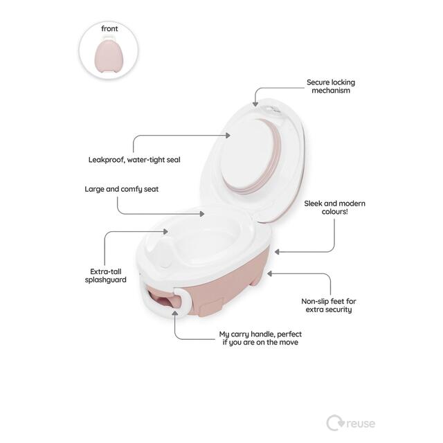 My Carry Potty Blush Pink thumbnail 2