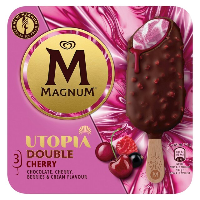 Magnum Utopia Double Cherry Ice Cream Sticks 3MP