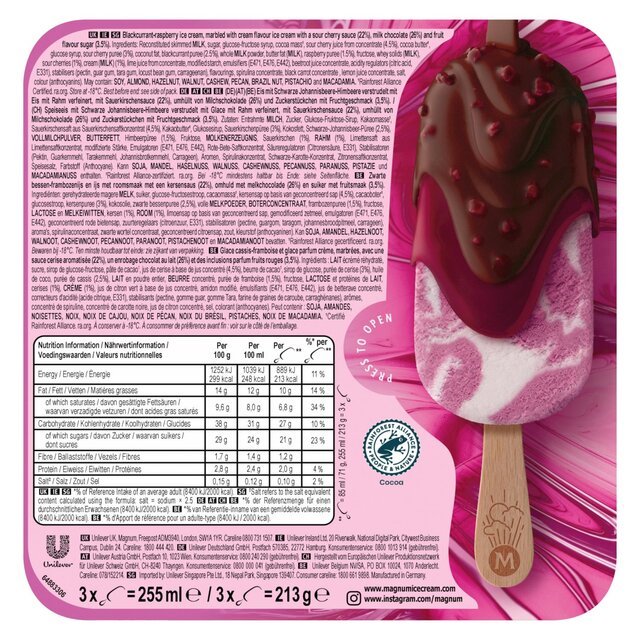 Magnum Utopia Double Cherry Ice Cream Sticks 3MP thumbnail 2