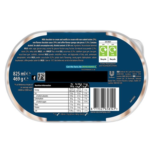 Carte D'Or Rum & Raisin Inspired Ice Cream Tub Dessert thumbnail 4