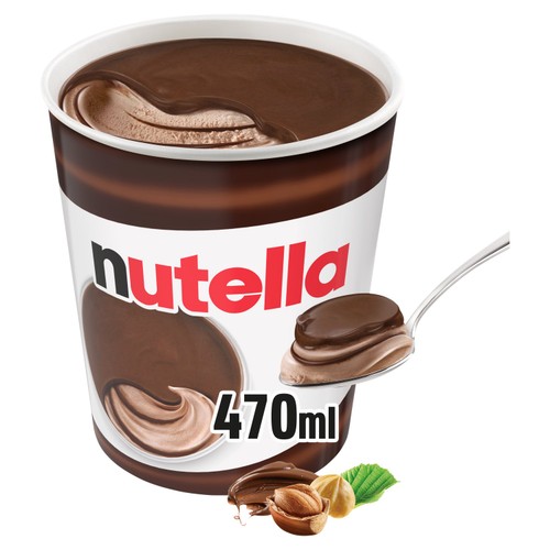 Nutella Chocolate & Hazelnut Ice Cream Tub