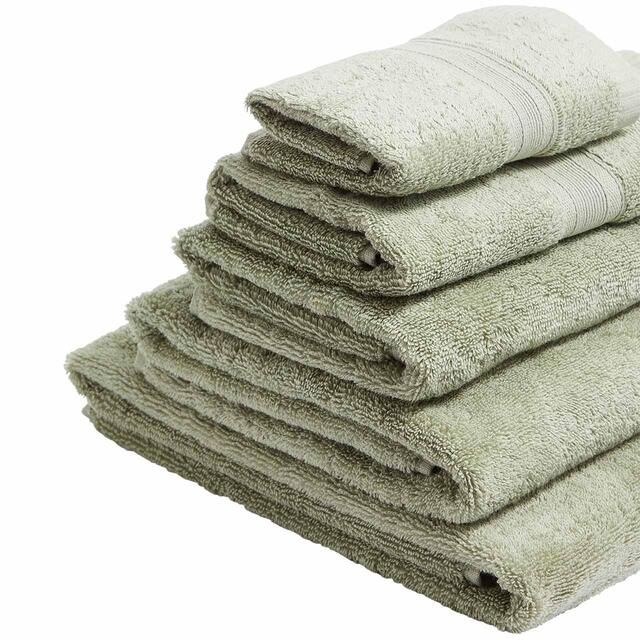 M&S Ultimate Super Soft Pure Cotton Towel, Sage Green thumbnail 4