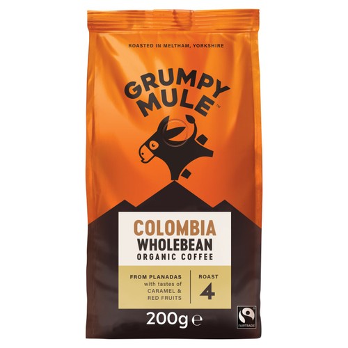 Grumpy Mule Colombia Organic Coffee Beans